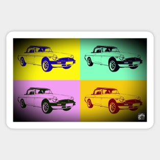 Geo3Doodles POP t'art stylee MGB Doodle Sticker